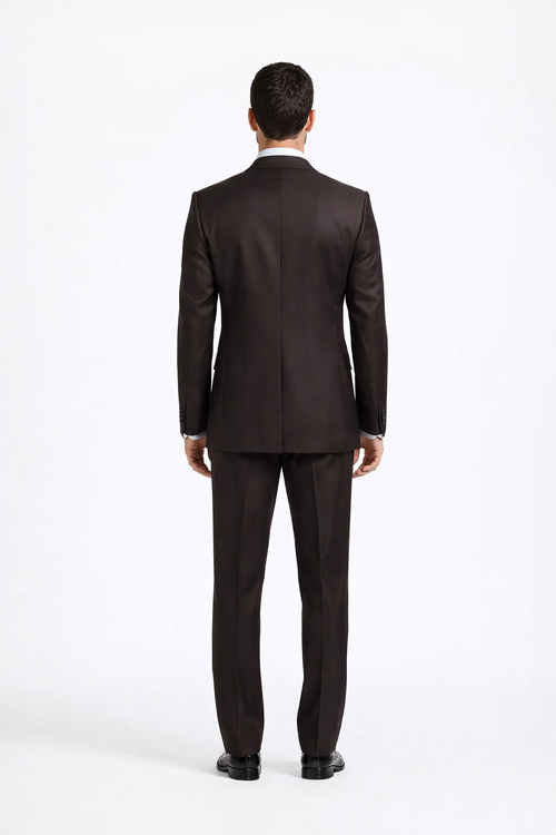 Light Brown Wedding Suit - Brown Groom Suit