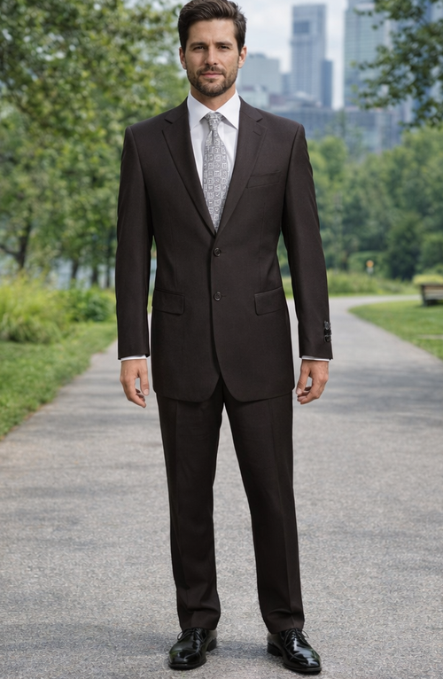 Light Brown Wedding Suit - Brown Groom Suit