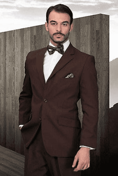 Light Brown Wedding Suit - Brown Groom Suit – AlbertoNardoniStore