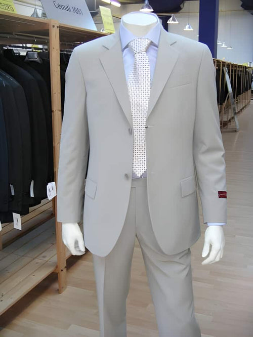 Mens Grey Wool Suit - Any Brand Style Size