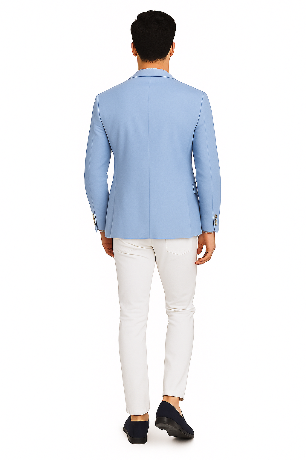 Linen Blazer - Light Blue Linen Sportcoat
