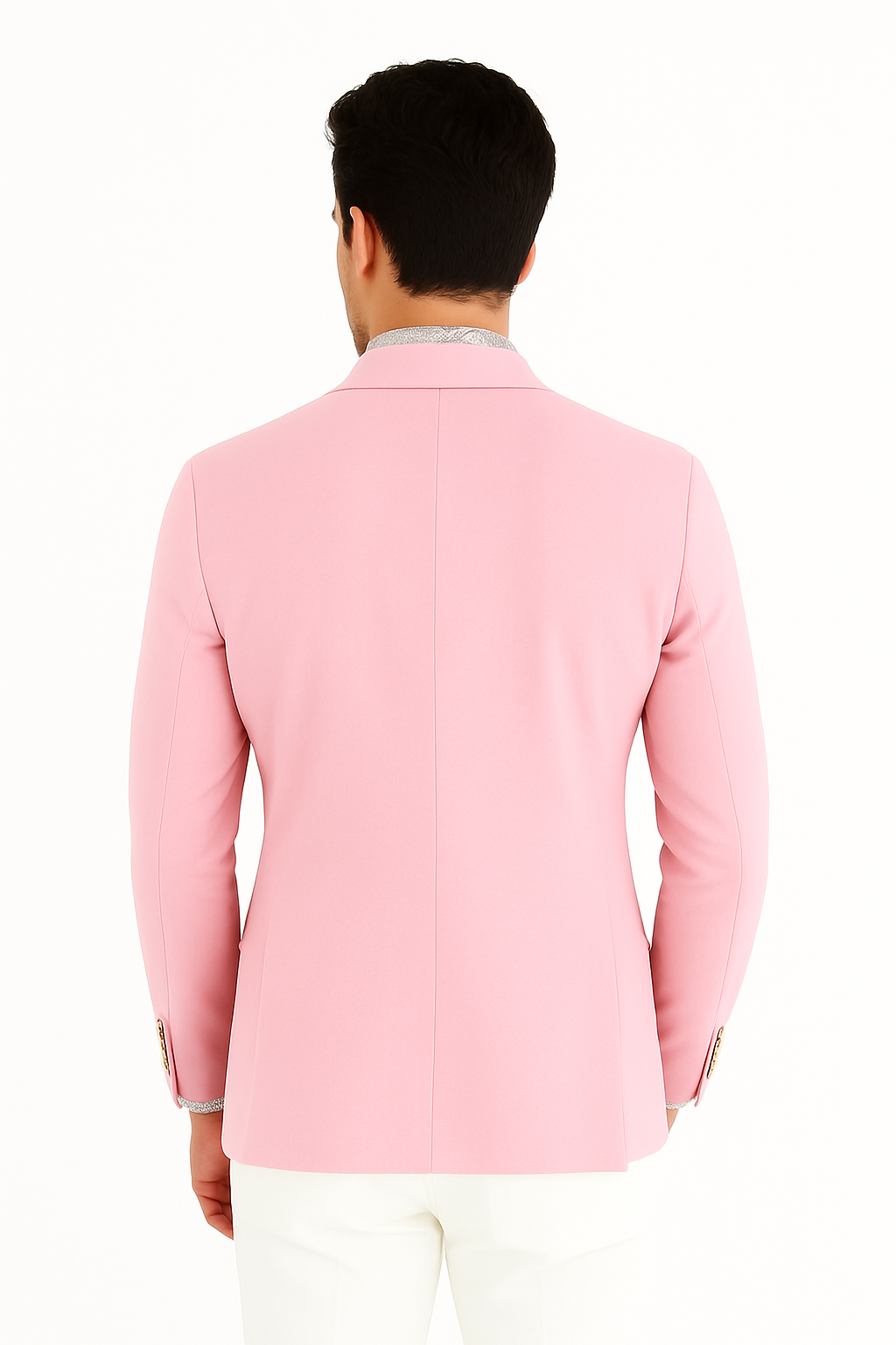 Linen Blazer - Pink Linen Sportcoat