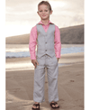 Linen Vest and Pants Set - AlbertoNardoniStore
