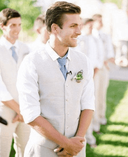 Linen Vest and Pants Set - AlbertoNardoniStore