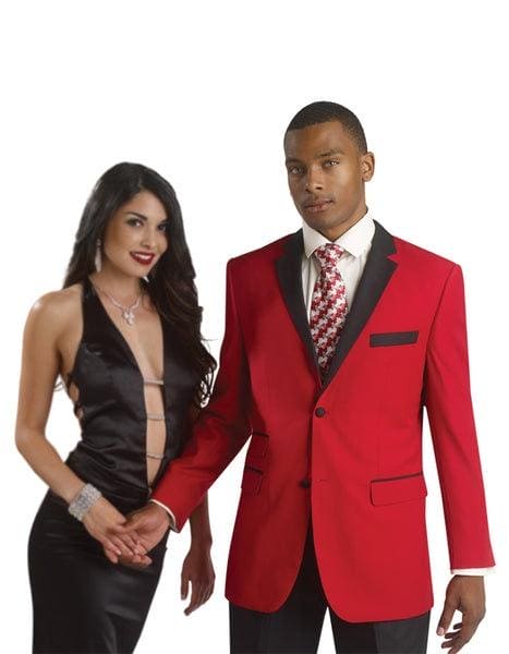 Black and Red Suit - AlbertoNardoniStore