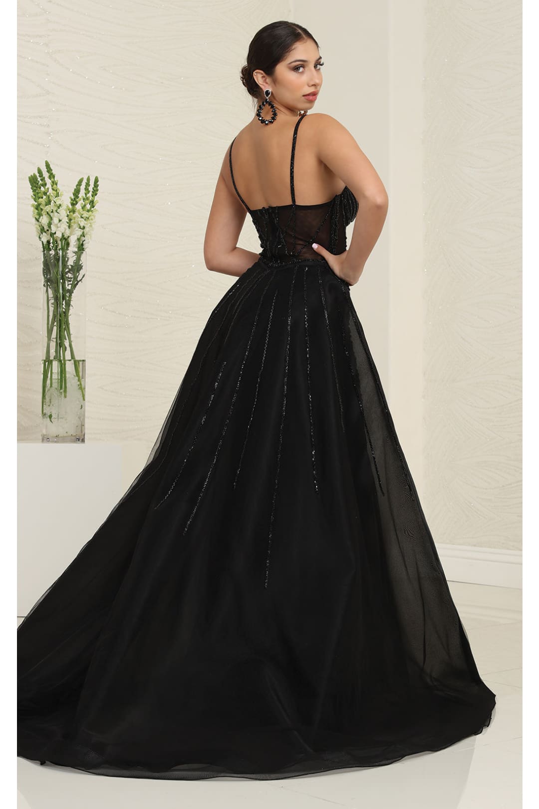 Long Evening Dress Sweetheart Beaded Gala Gown By Royal Queen RQ8126