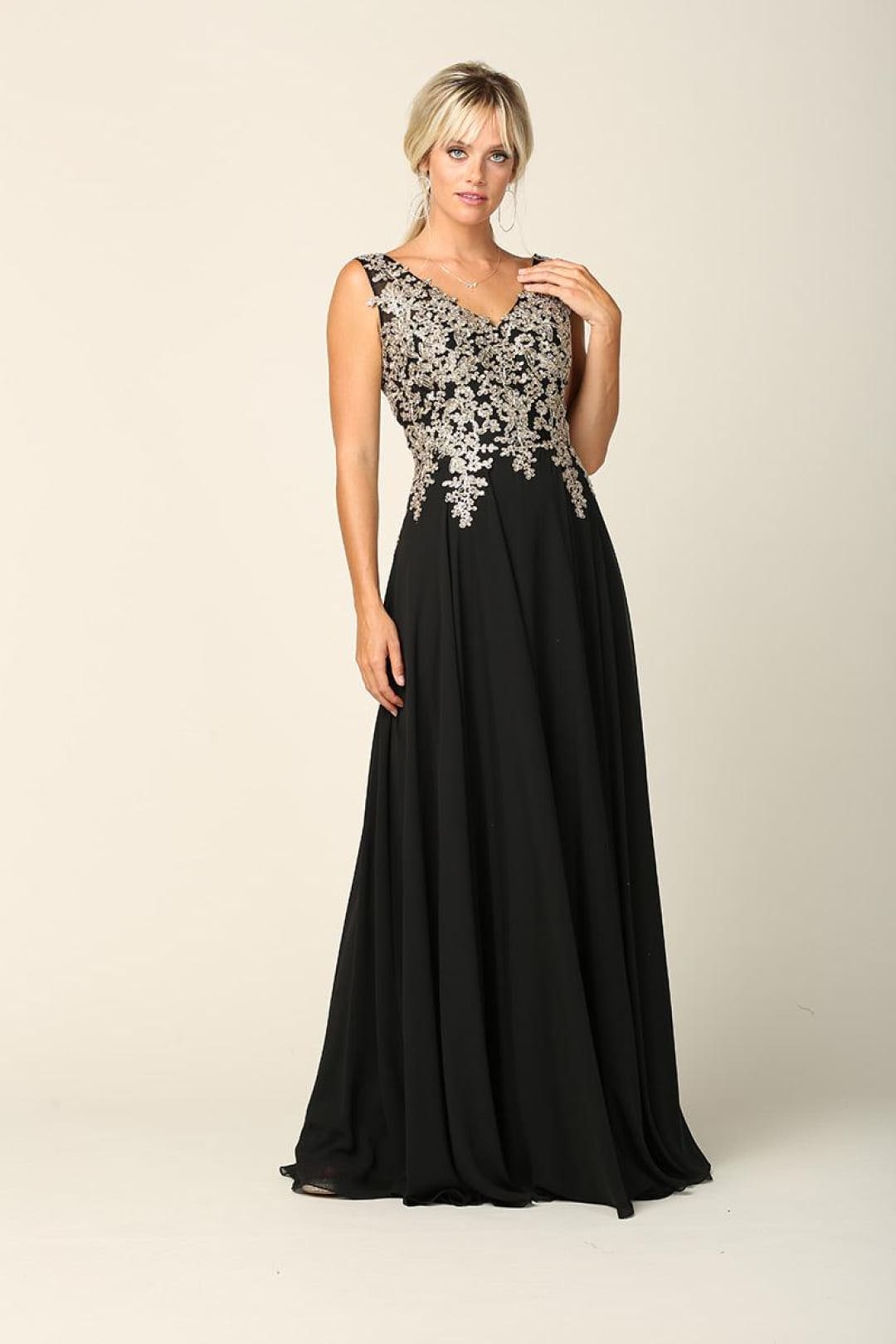 Eva USA 5233 Long Mother of the Bride Chiffon Formal Dress