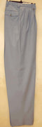 long rise big leg slacks Silver Gray wide leg dress pants Pleated baggy dress trousers unhemmed unfinished bottom