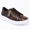 Men's Genuine Caiman Belly Skin Sneaker Casual Shoes Brown Color - Los Altos Boots