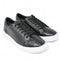 Men's Genuine Caiman Belly Skin and Leather Sneaker Casual Shoes Black Color - Los Altos Boots