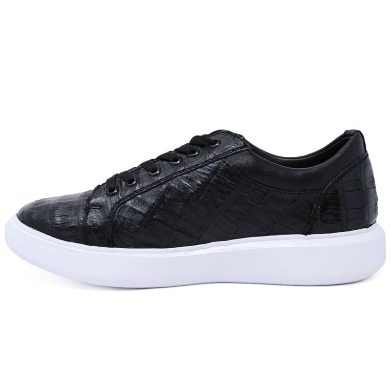 Men's Genuine Caiman Belly Skin Sneaker Casual Shoes - Los Altos Boots