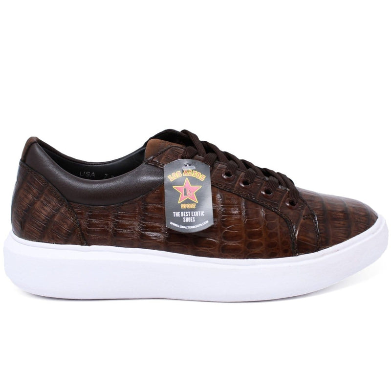 Men's Genuine Caiman Belly Skin Sneaker Casual Shoes - Los Altos Boots