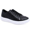 Men's Genuine Ostrich Skin and Leather Sneaker Casual Shoes Black Color - Los Altos Boots