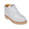 Men's Genuine Caiman and Ostrich Skin Casual Shoes White Color - Los Altos Boots