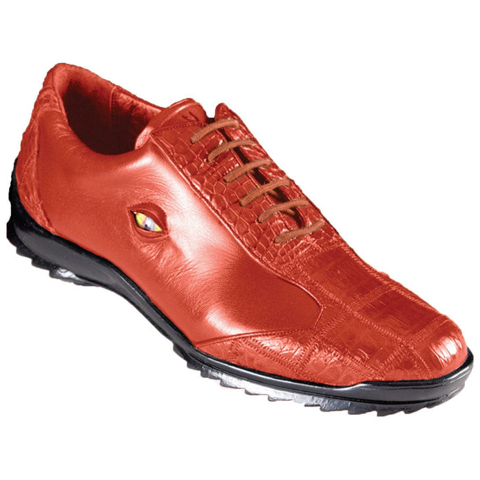 Men's Original Caiman Zig-Zag Casual Shoe ZC092903 - The ICU - Cognac