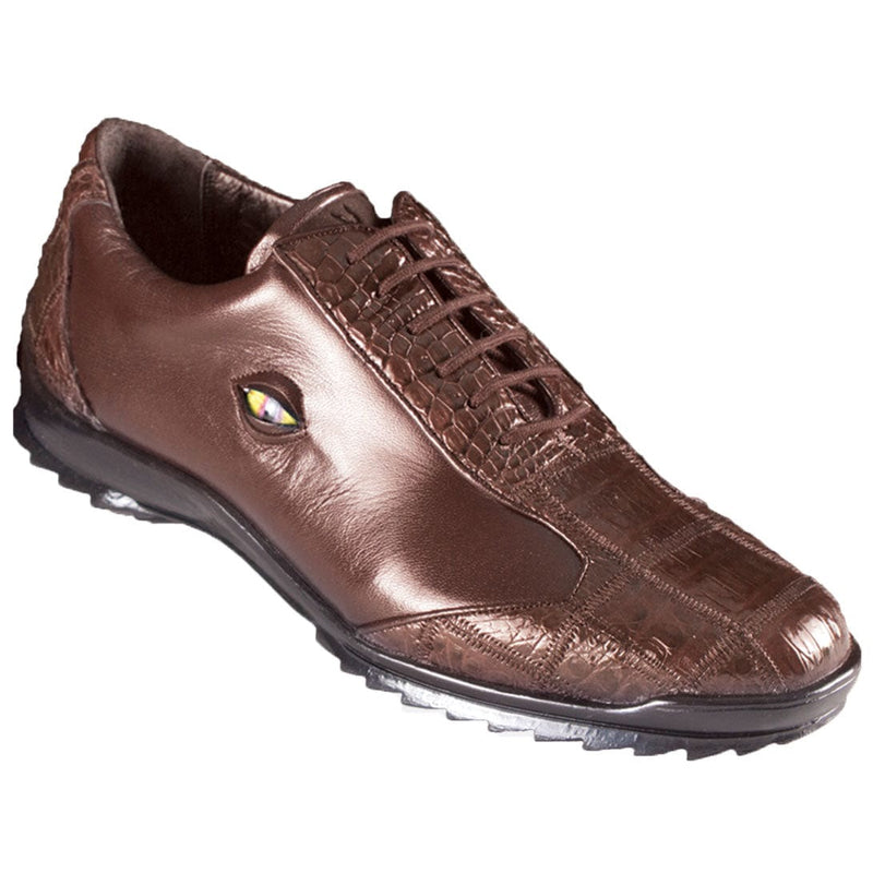 Men's Original Caiman Zig-Zag Casual Shoe ZC092907 - The ICU - Brown