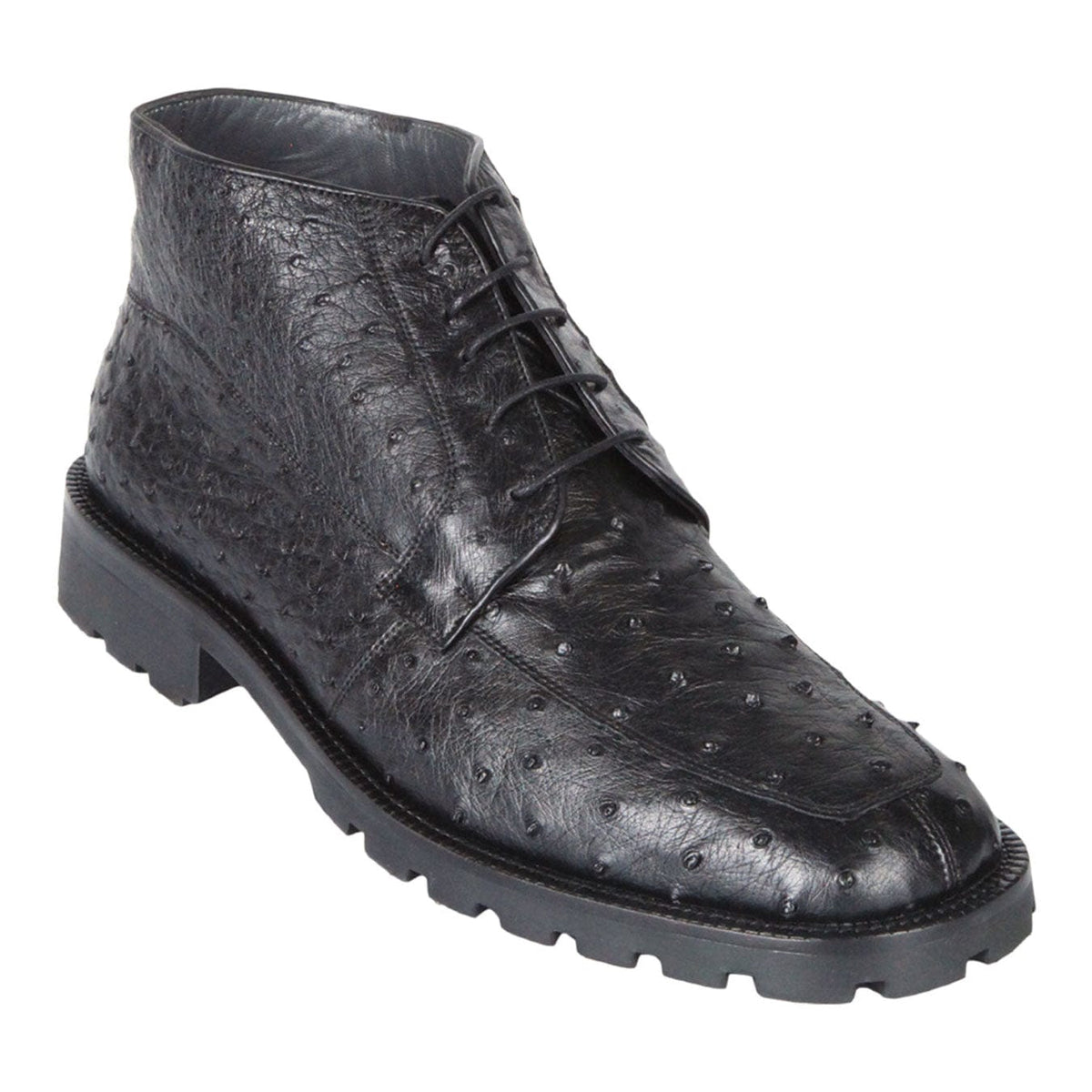 Men's Original Exotic Ostrich Skin Shoes LAB-ZA20603