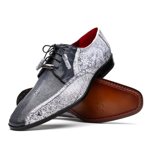 Marco Di Milano Lucca Ostrich & Stingray Shoes Newspaper