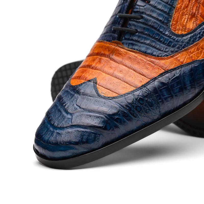 Marco Di Milano Luciano Blue & Brandy Leather Oxford
