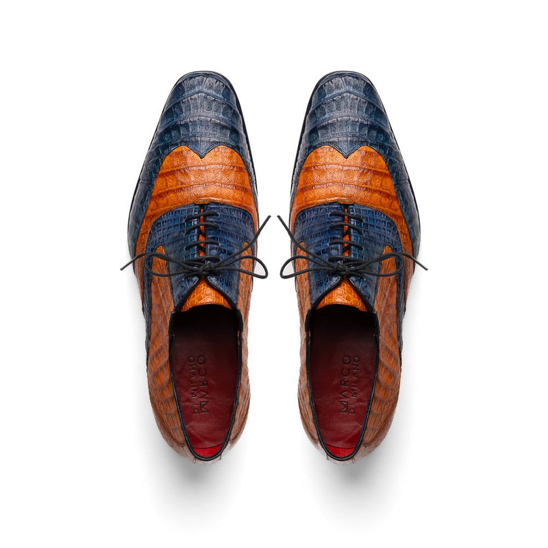 Marco Di Milano Luciano Blue & Brandy Leather Oxford