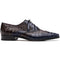 Marco Di Milano Luciano - Navy Brown Leather Loafer