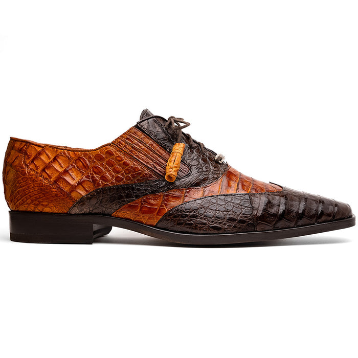 Marco Di Milano Luciano: Cognac Brown Leather Dress Shoe