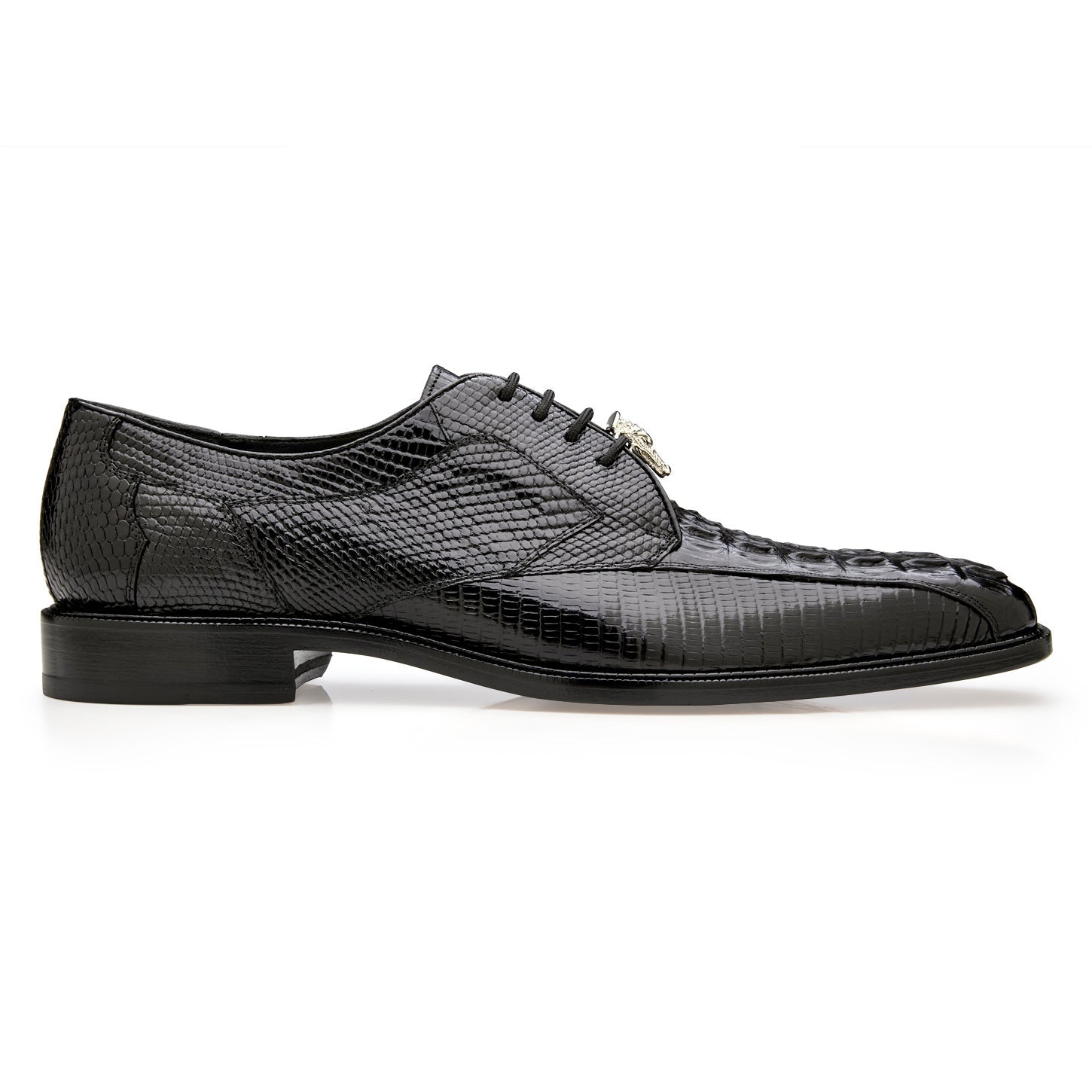 Belvedere Lusso Black Leather Dress Shoe