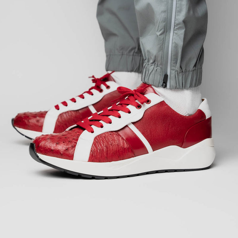 Marco Di Milano Lyon II - Red & White Leather Loafer