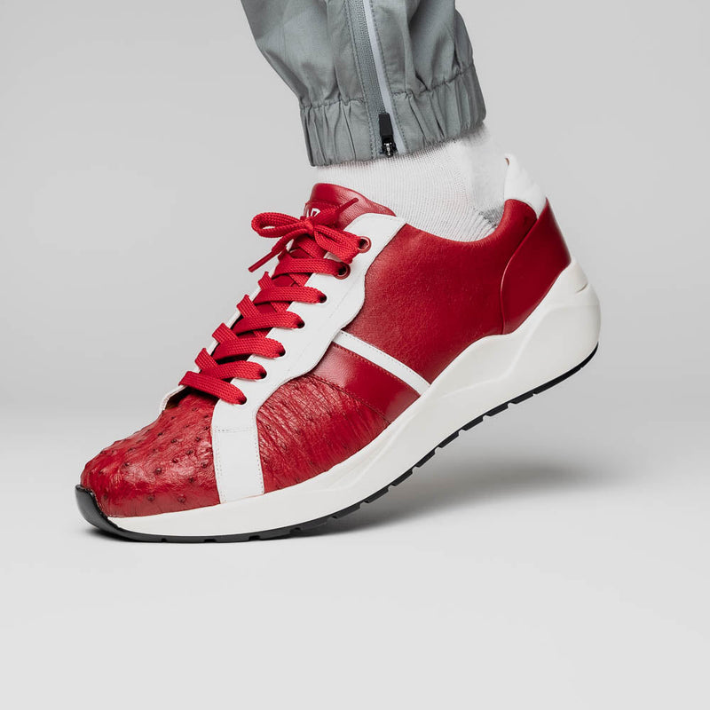 Marco Di Milano Lyon II - Red & White Leather Loafer