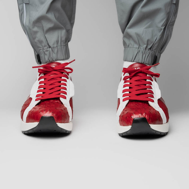 Marco Di Milano Lyon II - Red & White Leather Loafer
