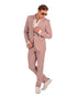 Blush Color Suit For Men - Mauve Suit - Wedding Slim Fit Suit