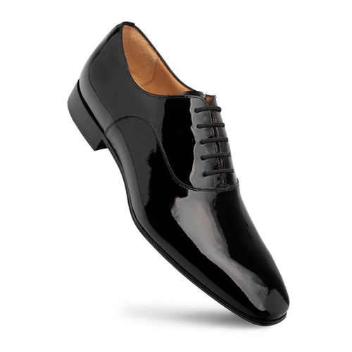 Patent Leather Formal Oxford Black By Mezlan Made in Spain Brand