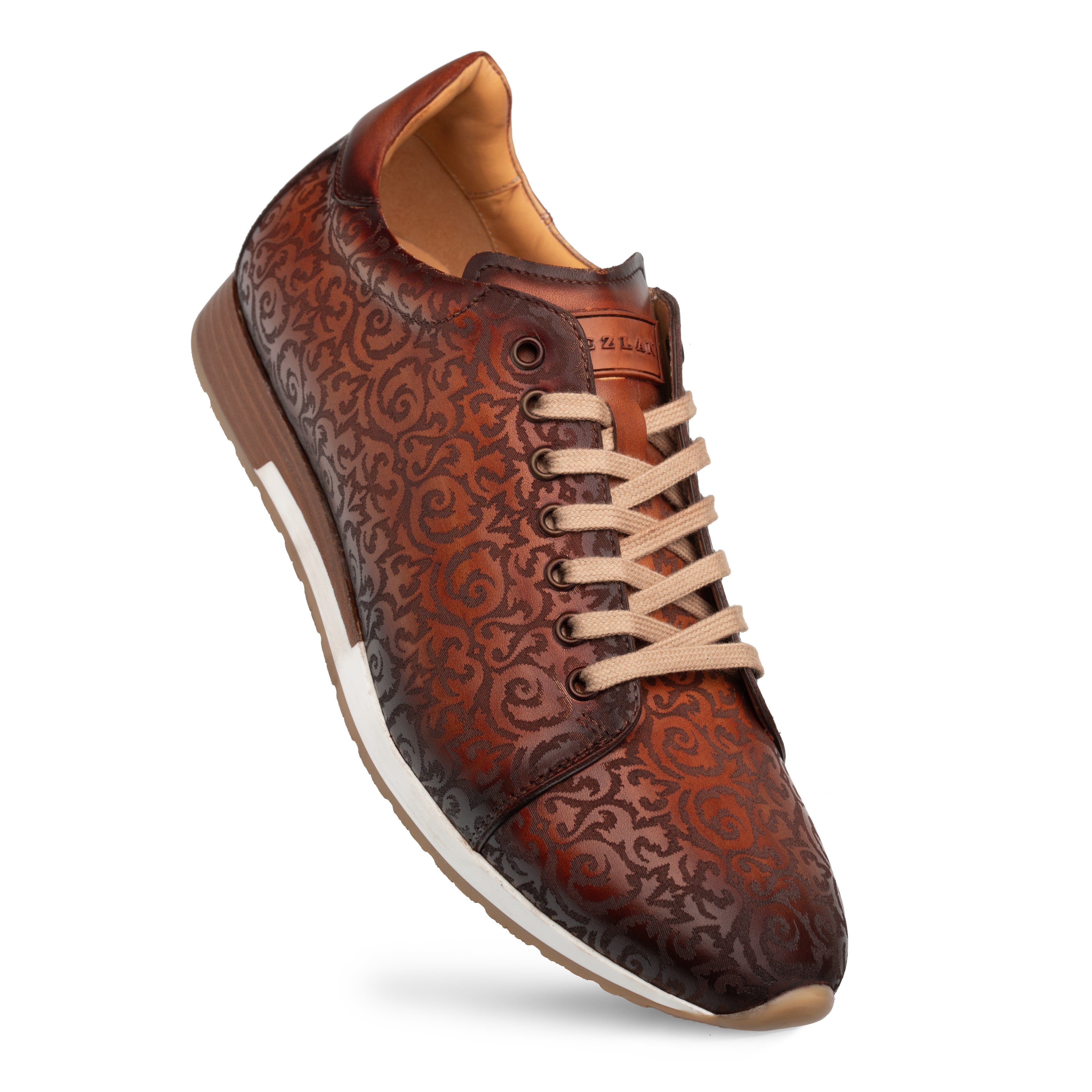 Mezlan Portico Sneakers - Laser-Print Leather - Luxury Style