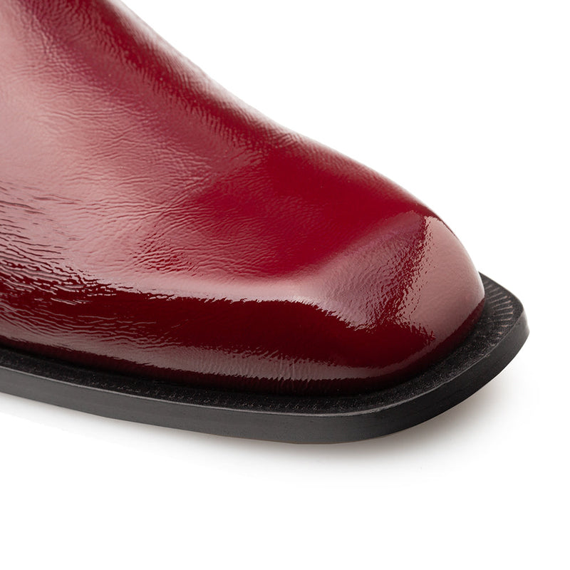 Mezlan Buscemi Hi-Shine Ornament Boot - Luxury Leather Dress Boot