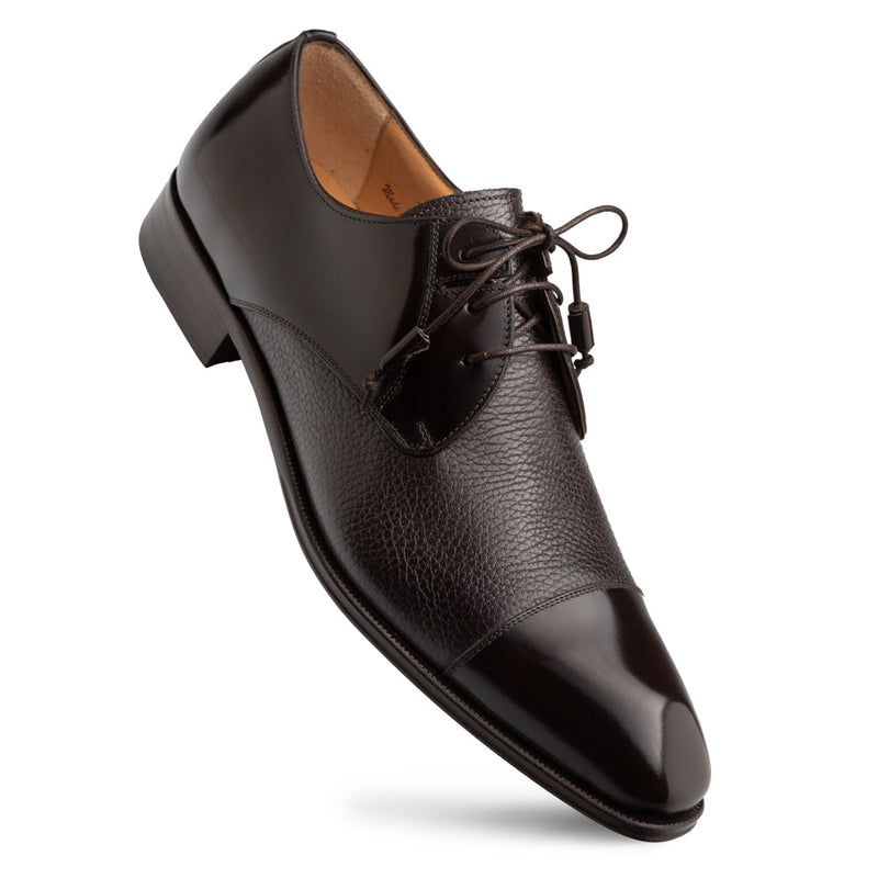 Mezlan Capello Hi-Shine Calf Derby - Luxury Men's Dress Shoe