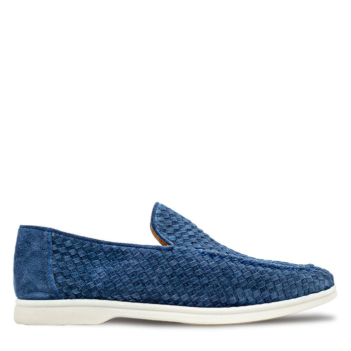 Sanlucar Woven Suede Moccasin
