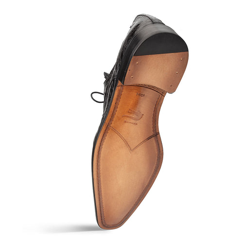 Mezlan Riverside: Luxury Crocodile Lace-Up Shoes