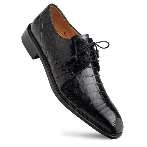Mezlan Riverside: Luxury Crocodile Lace-Up Shoes
