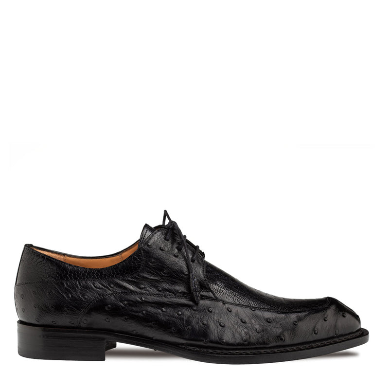 Mezlan Ostrich Split Toe Derby | Luxury Leather Dress Shoe