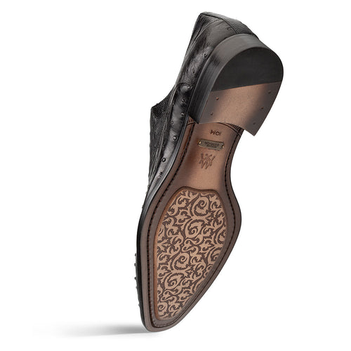 Mezlan Ostrich Split Toe Derby | Luxury Leather Dress Shoe