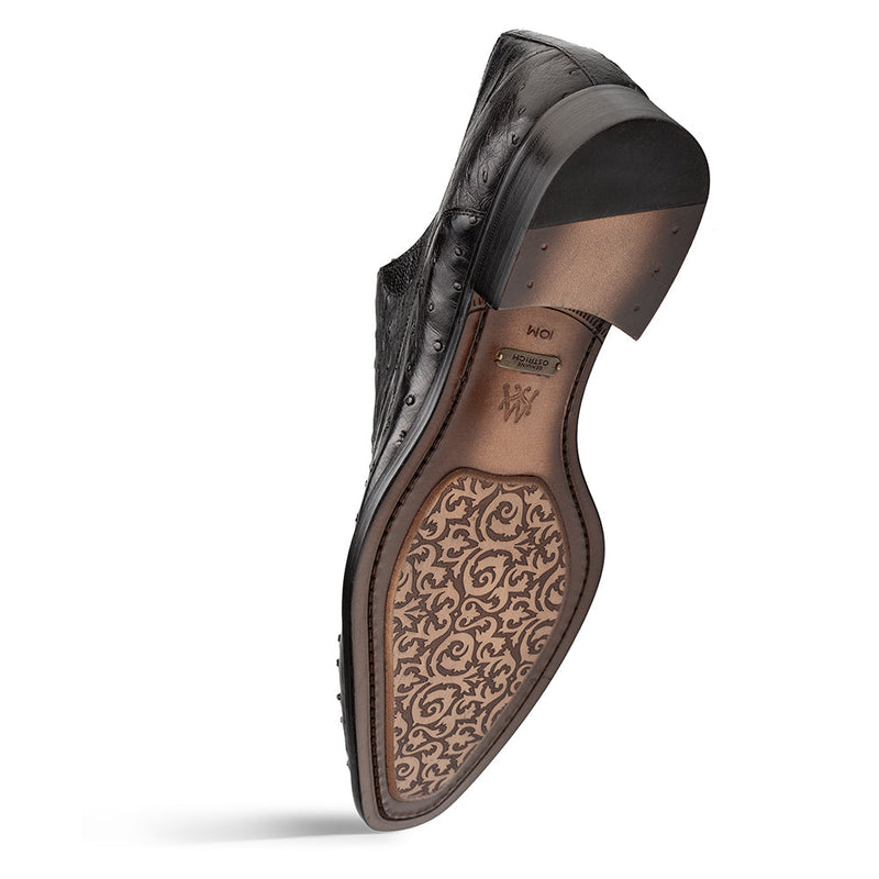 Mezlan Ostrich Split Toe Derby | Luxury Leather Dress Shoe