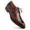 Mezlan Ostrich Split Toe Derby | Luxury Leather Dress Shoe