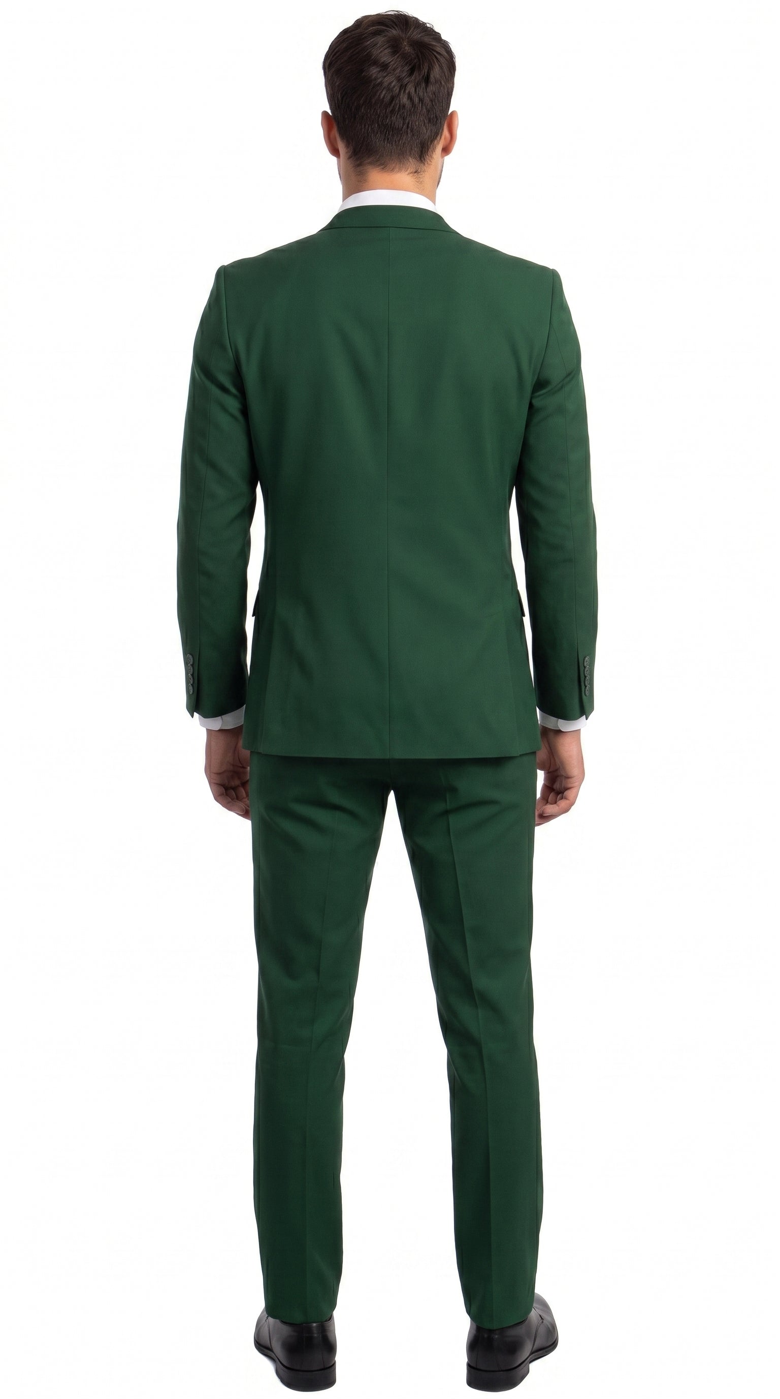 Men’s Emerald Green Slim Fit Wedding Suit, Groom and Groomsmen Formal Dress Suit