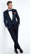 Daniel Craig Suit Midnight Blue Besom Two Pockets james bond Tuxedo