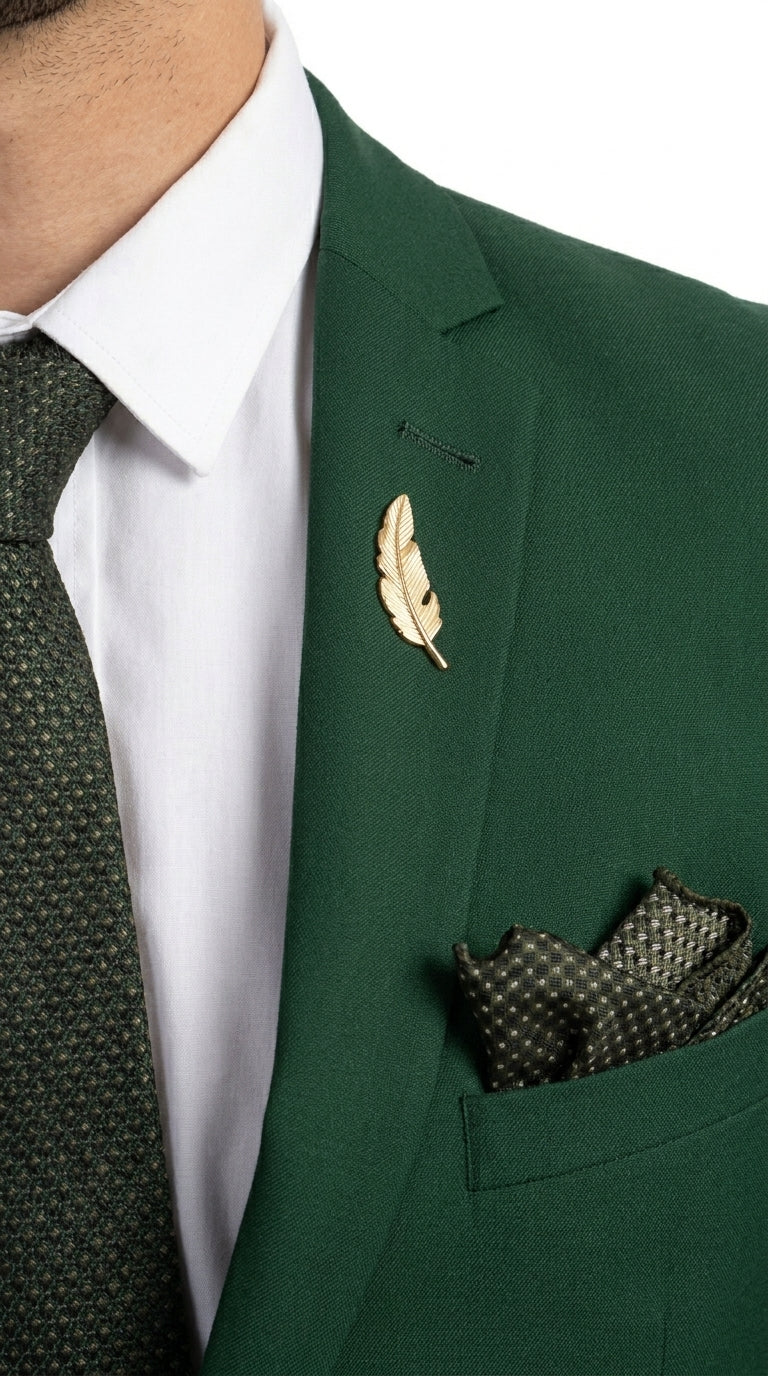 Men’s Emerald Green Slim Fit Wedding Suit, Groom and Groomsmen Formal Dress Suit