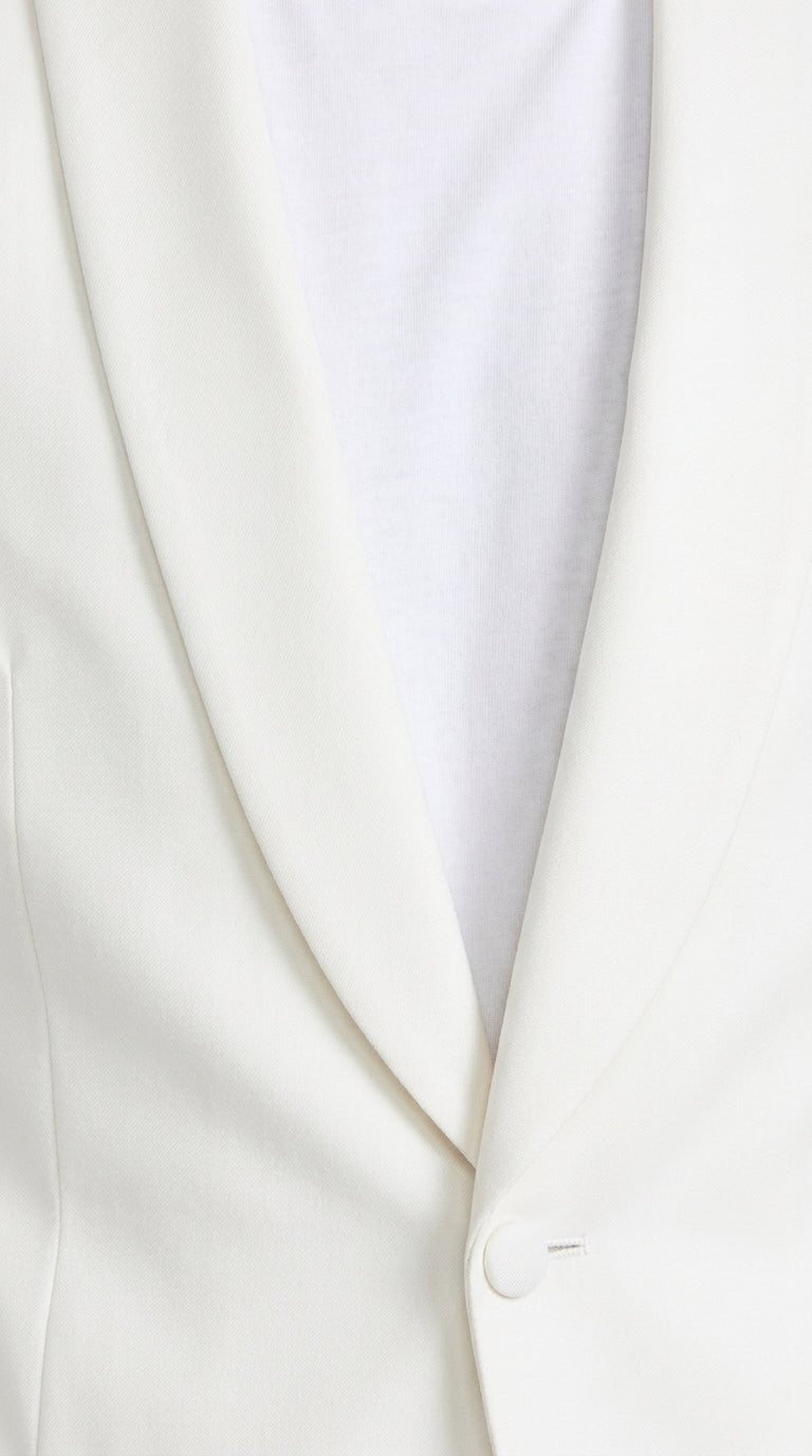 Men’s Ivory Traditional Shawl Dinner Jacket, Formal Wedding Prom Tuxedo Blazer