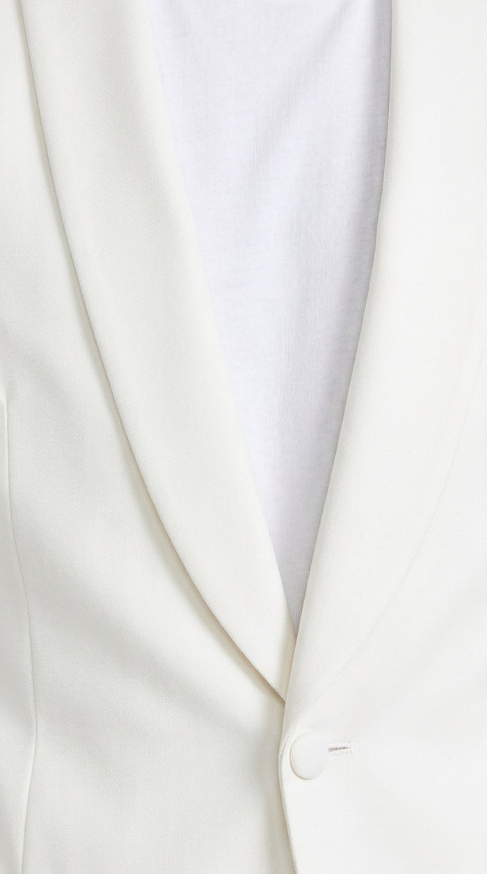 Men’s Ivory Traditional Shawl Dinner Jacket, Formal Wedding Prom Tuxedo Blazer
