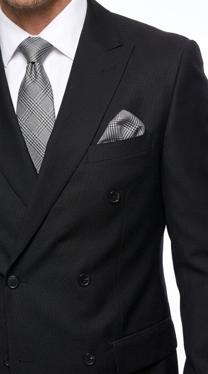 Statement Men’s 2 Piece 100% Wool Double Breasted Fashion Suit, Bold Color Formal Wedding Business Suit