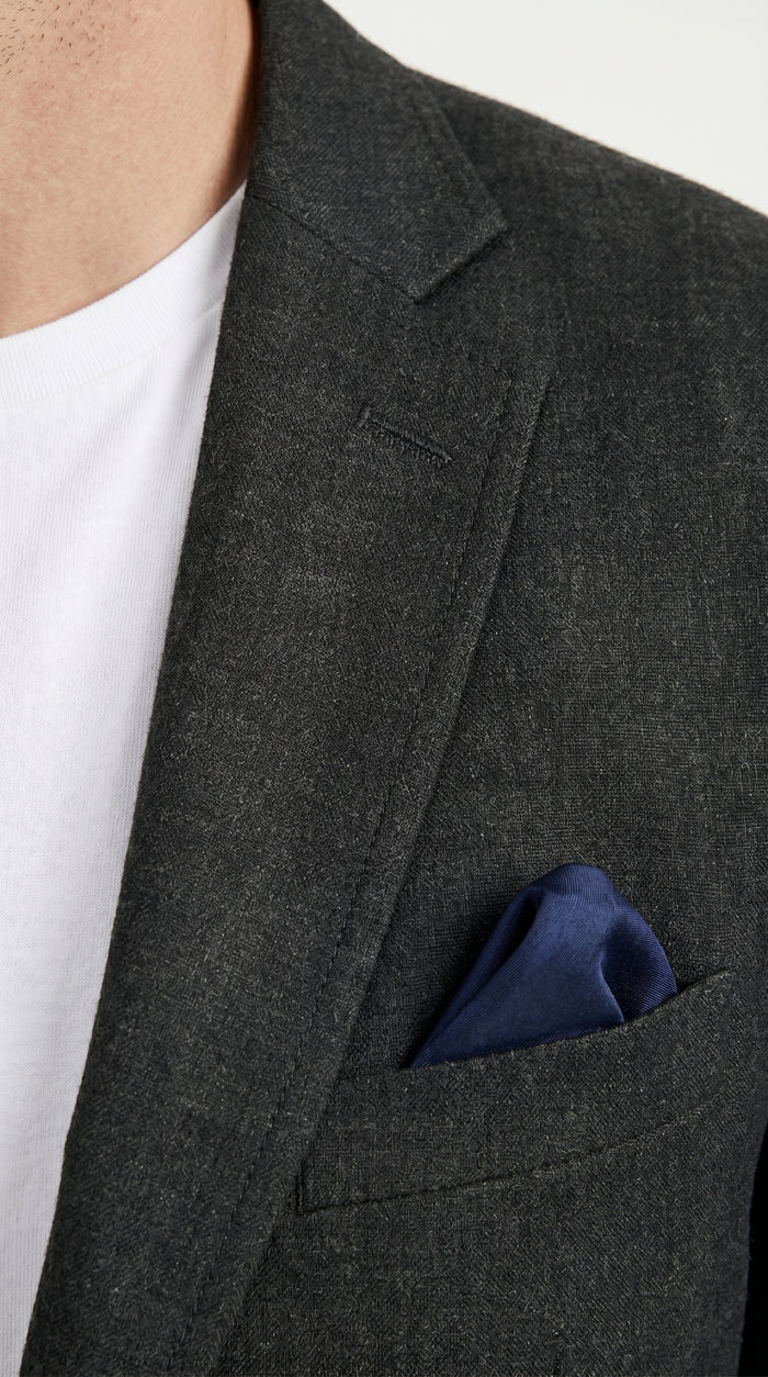 Men’s Black Linen Blazer, Classic Sport Coat for Summer Wedding Business Casual Wear