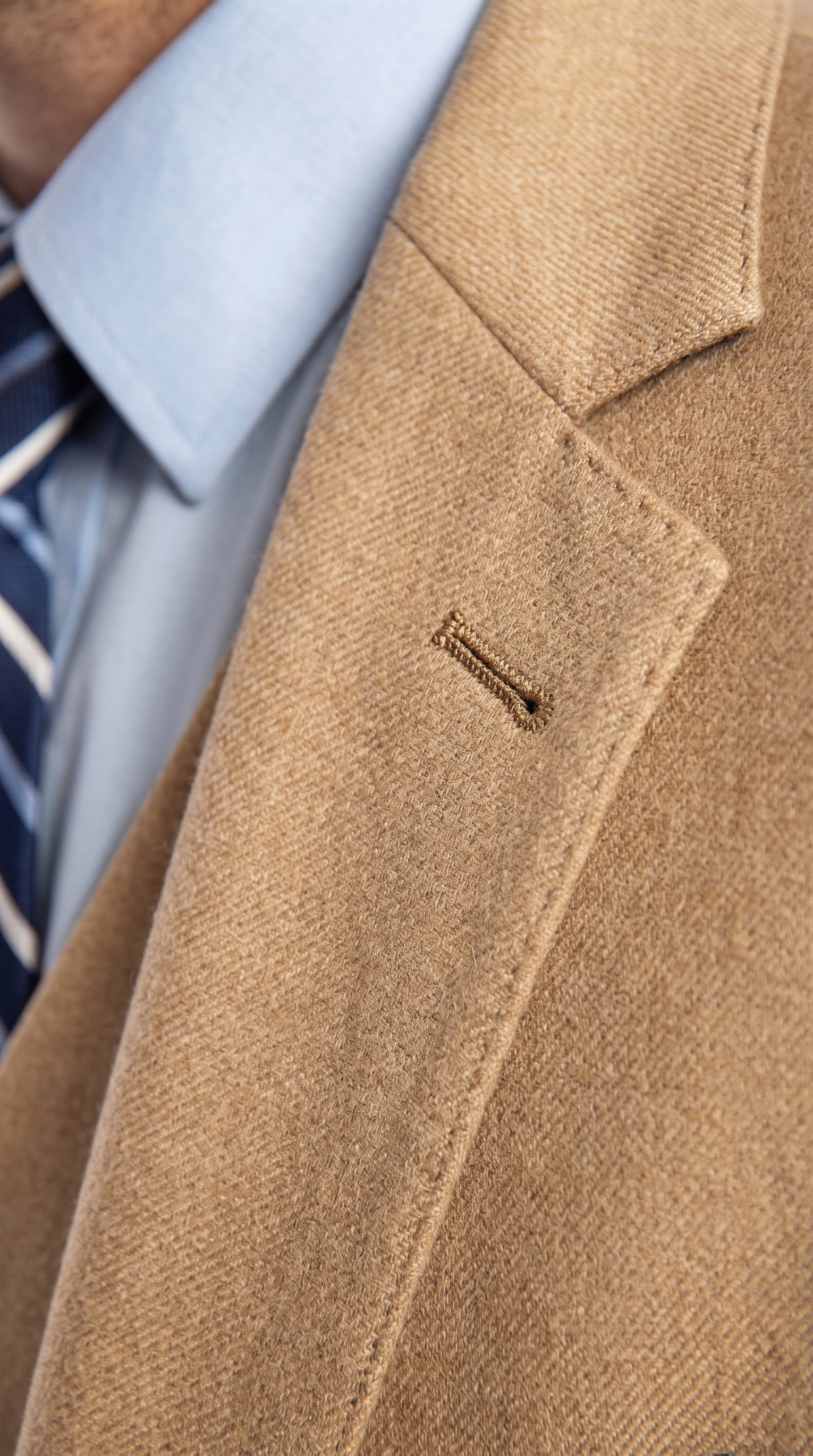 Men’s Camel Wheat Sharkskin 3 Piece Business Suit, Two Button Vested Formal Wedding Suit
